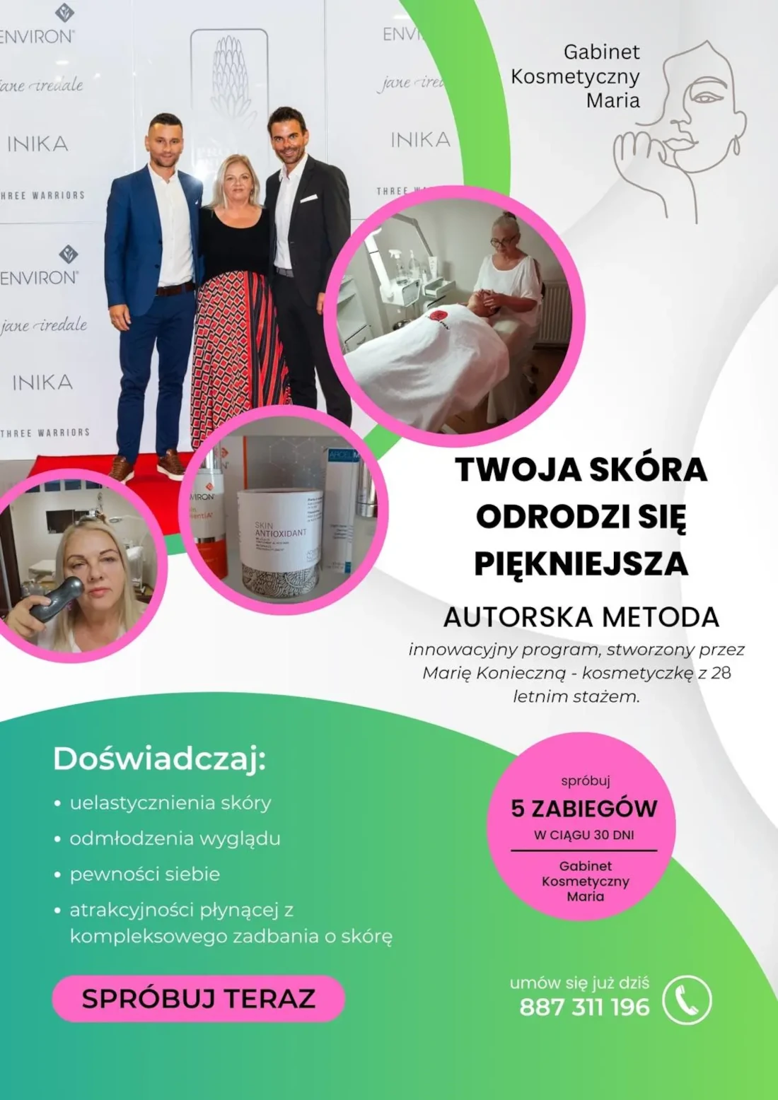 Autorski program terapii skóry w Gabinecie Kosmetyczno-Podologicznym Maria